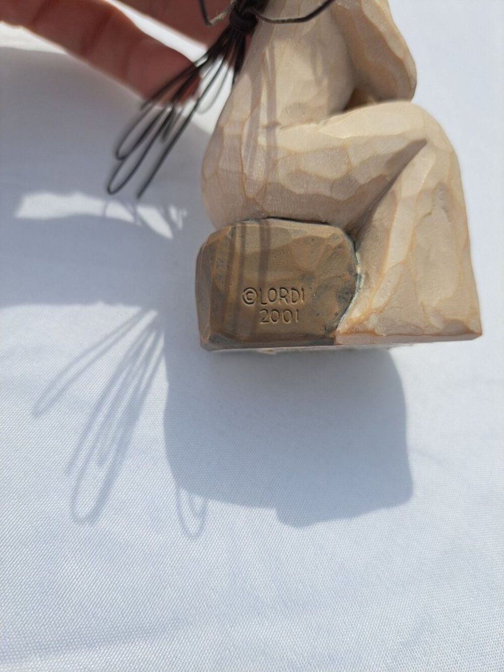 Willow Tree Angel Of Caring Figurine Susan Lordi Box Demdaco Hand-Painted Resin - Picture 9 of 10